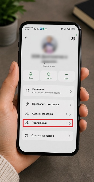 как посмотреть подписчиков в макс