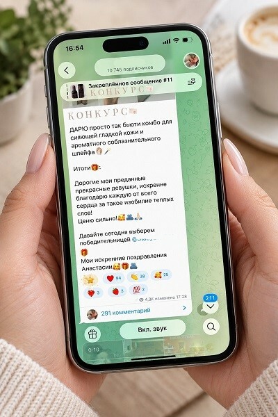 как сделать комментарии в тг канале