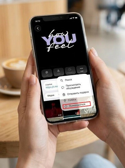 как работать с жалобами в тг