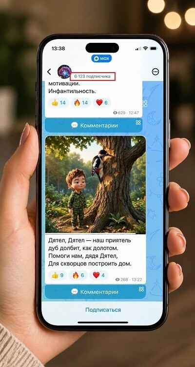 накрутка подписчиков в канал макс