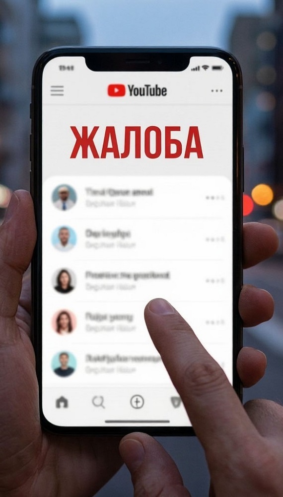 как кинуть жалобы на канал в ютуб